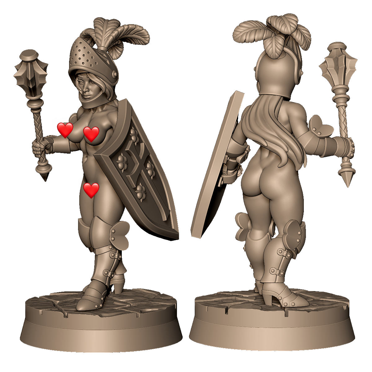 Female Hero Knight by Menagerie Miniature