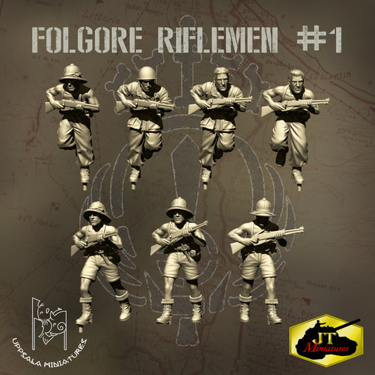Folgore Riflemen 1 by Uppsala Miniatures