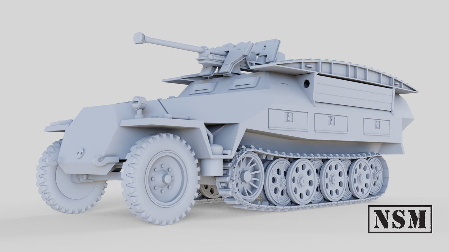 Sd.Kfz 251/7 D Halftrack by Night Sky Miniatures