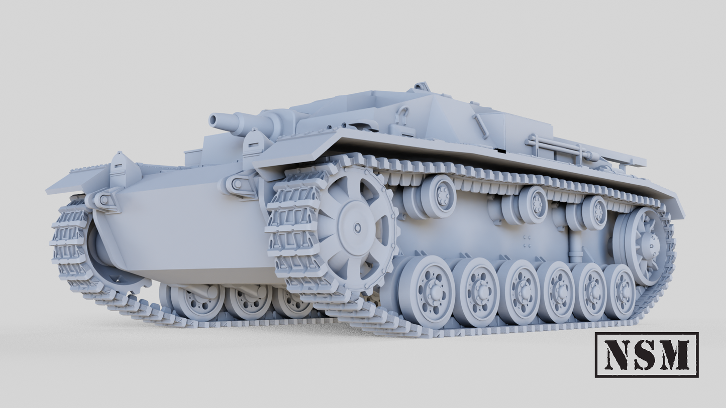 Stug III ausf C/D by Night Sky Miniatures