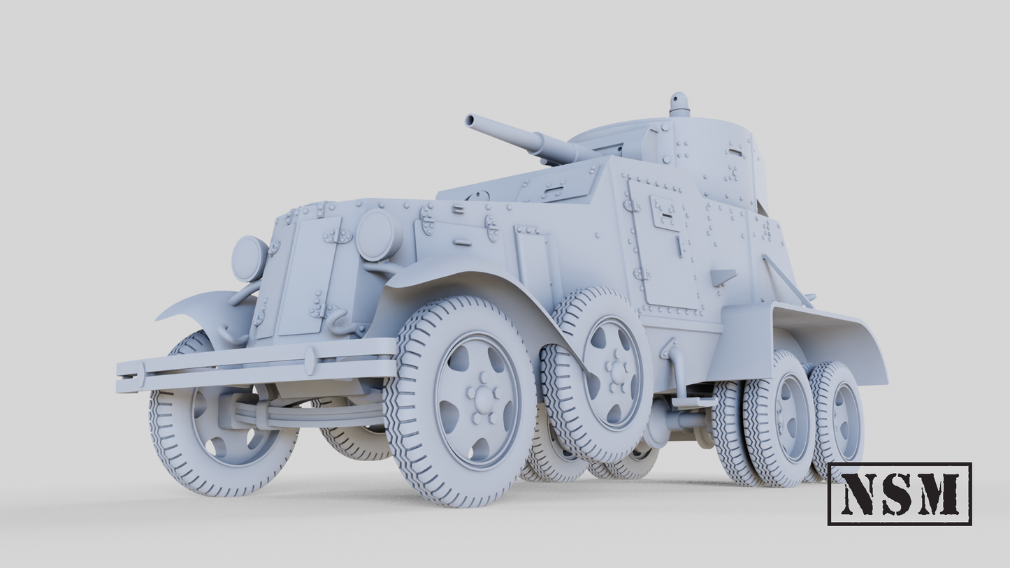 BA-6 Armored Car by Night Sky Miniatures