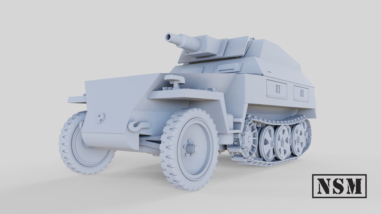 Sd.Kfz 250/8 Neu Halftrack by Night Sky Miniatures