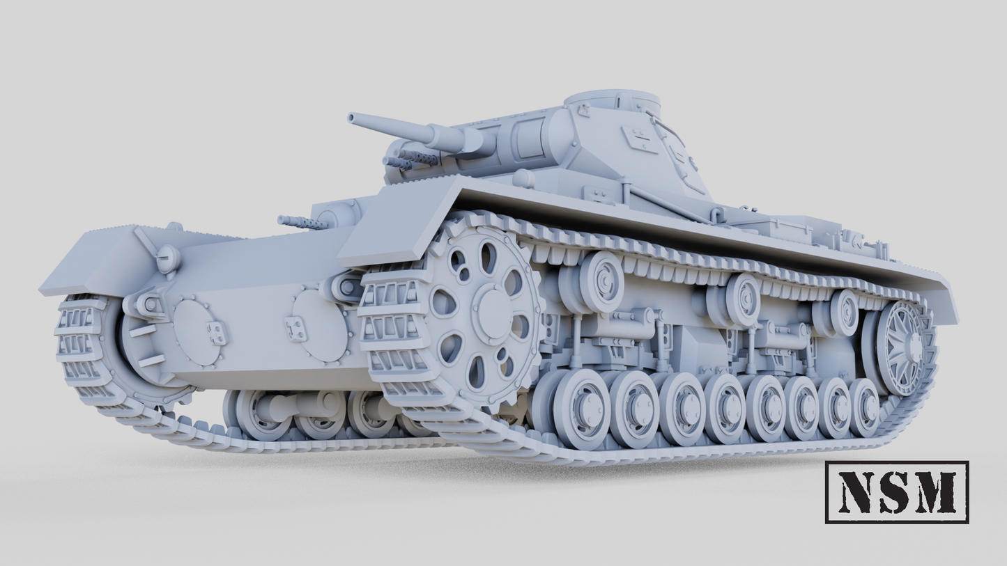 Panzer III ausf B by Night Sky Miniatures
