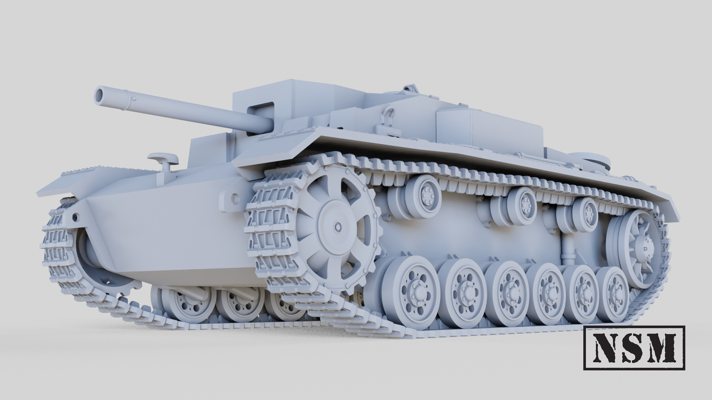Stug III Flammenwerfer by Night Sky Miniatures