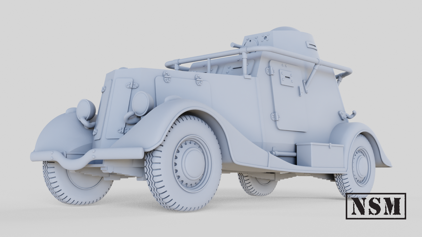 BA-20 Armored Car by Night Sky Miniatures