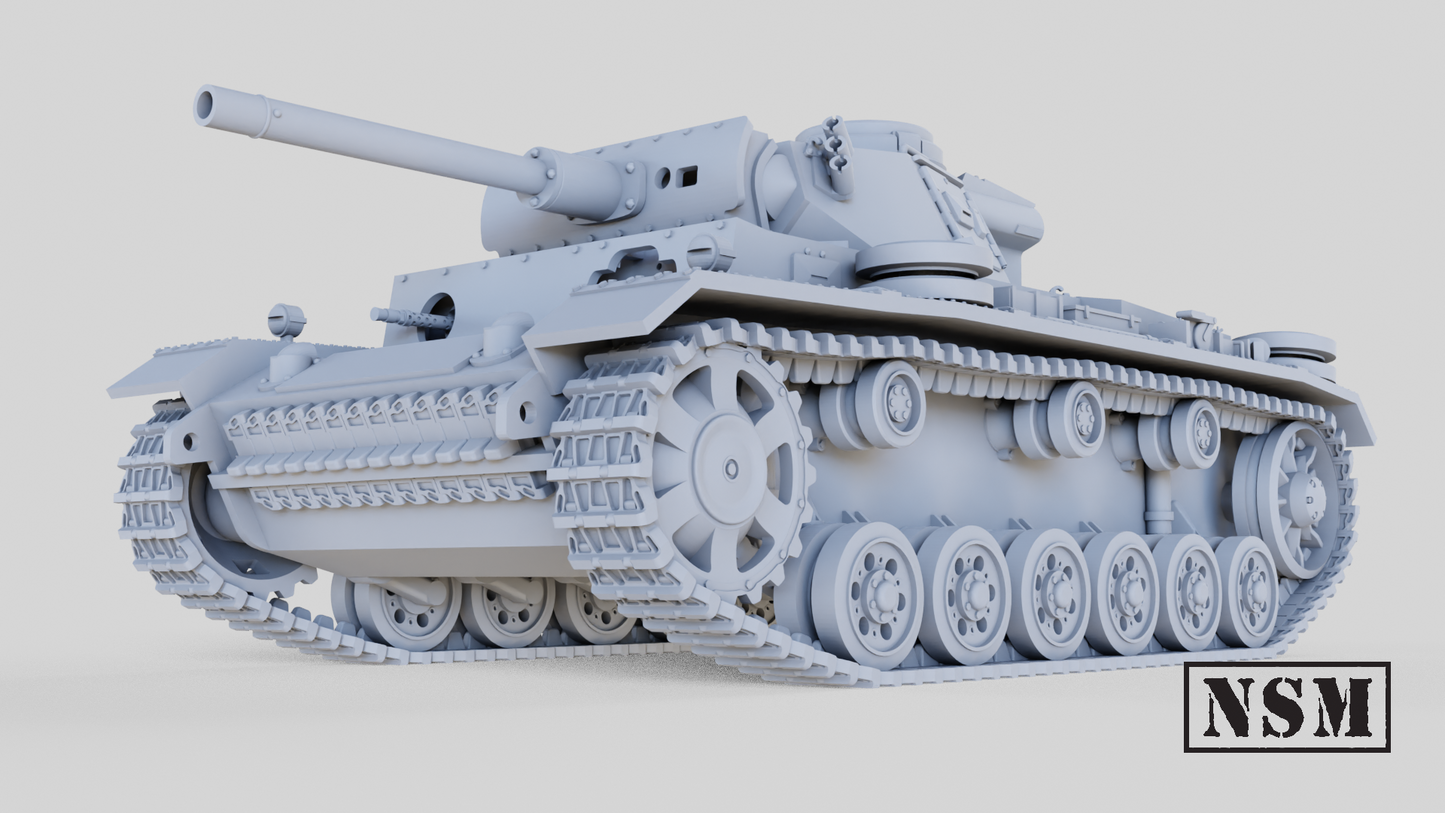 Panzer III ausf M Flammpanzer by Night Sky Miniatures
