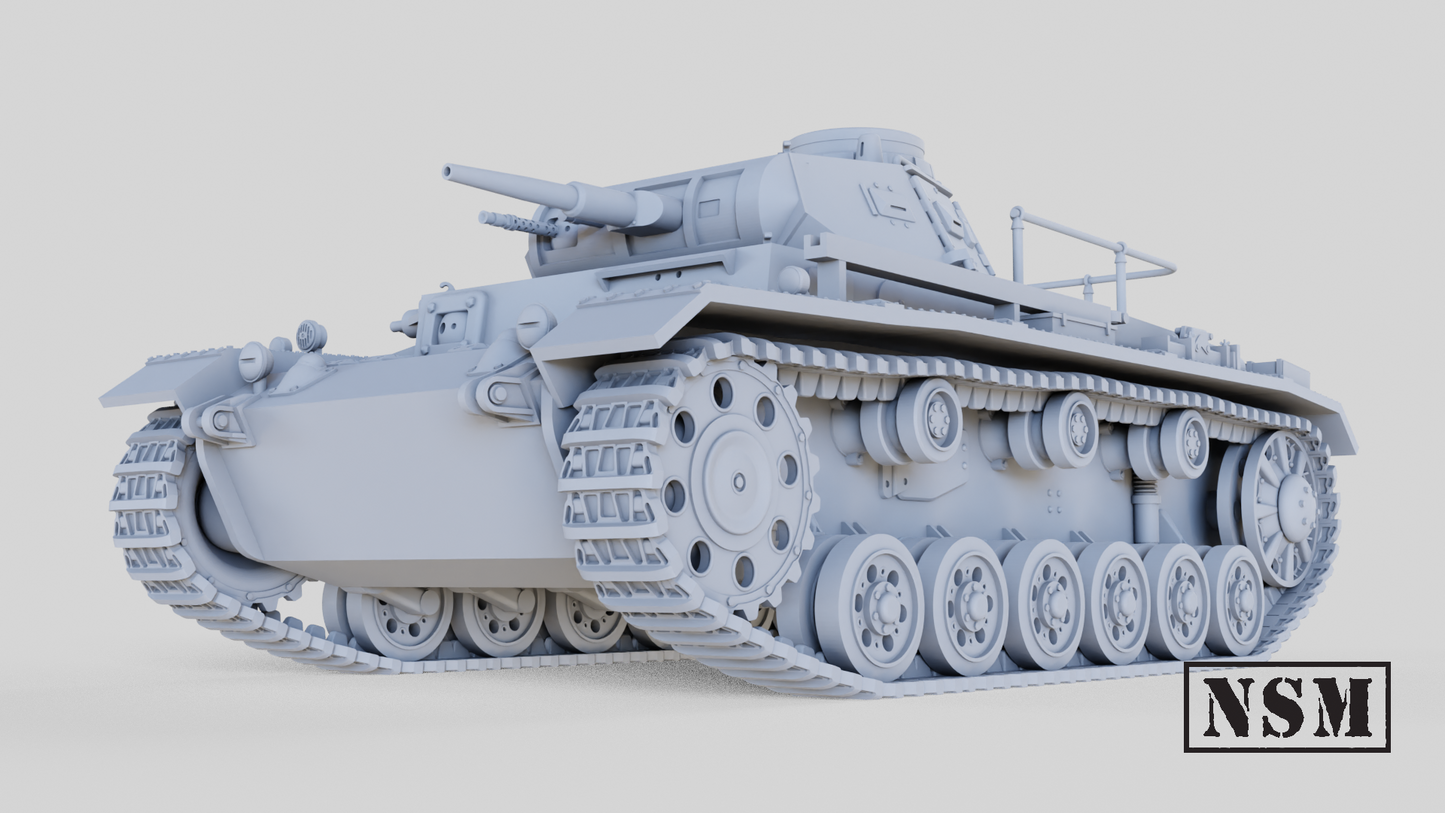 Panzerbefehlswagen III E by Night Sky Miniatures