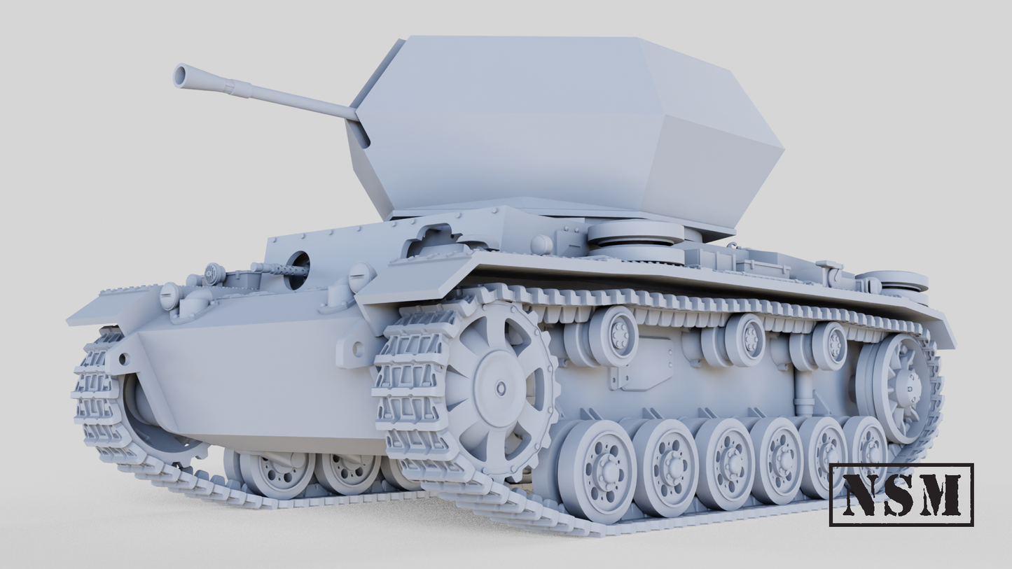 Flakpanzer III by Night Sky Miniatures