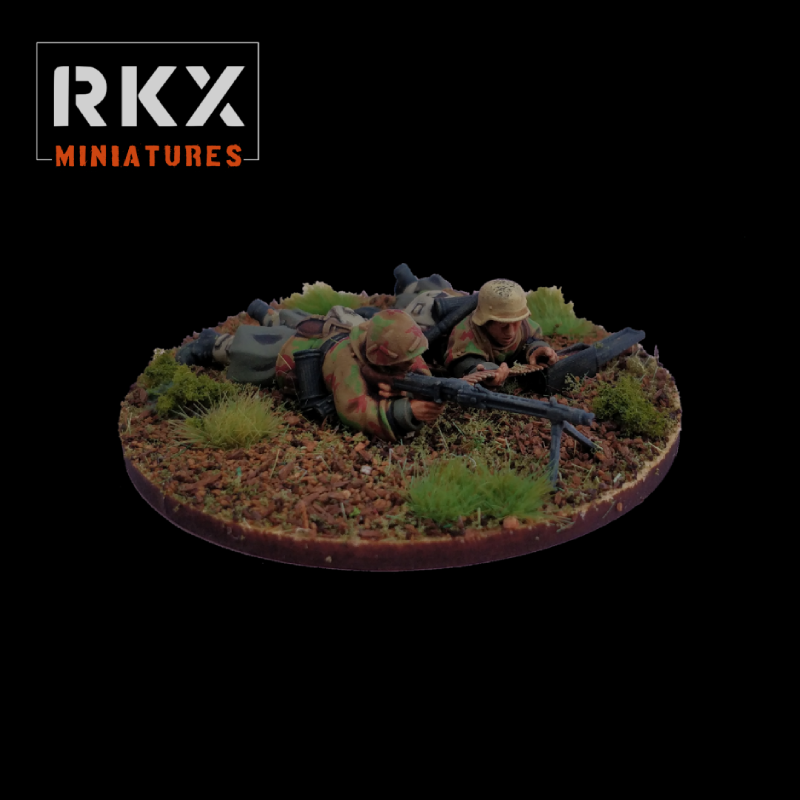 Late War German MG Team