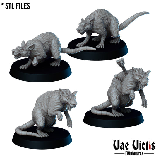 Giant Rats by Vae Victis Miniatures