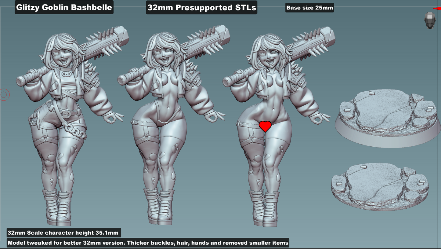 Glitzy Gobbo – Bashbelle by Gaz Minis