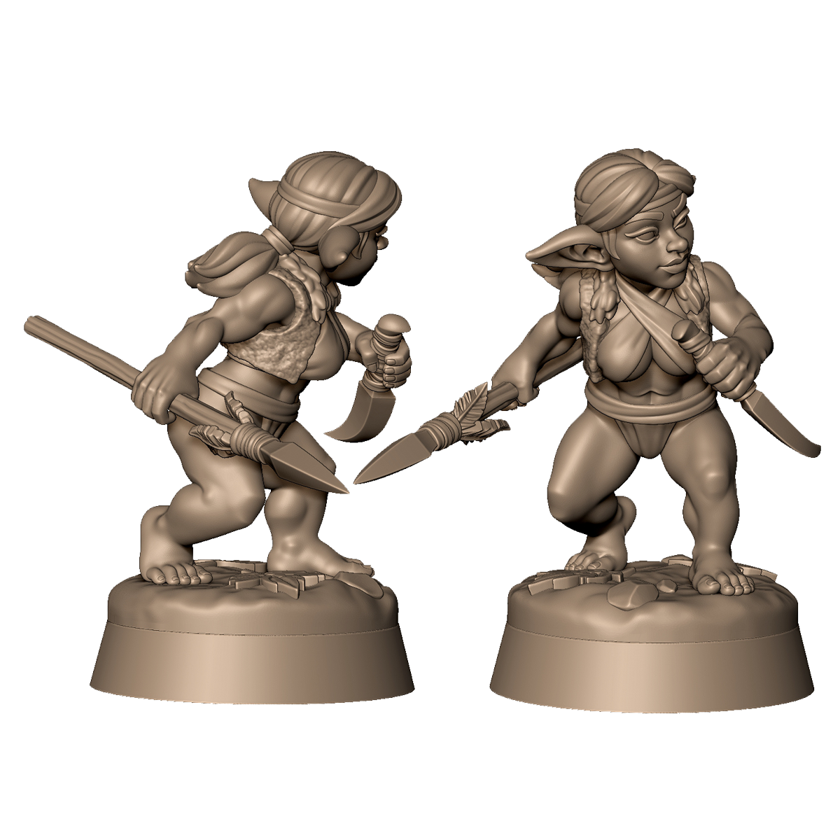 Goblin Huntress by Menagerie Miniature
