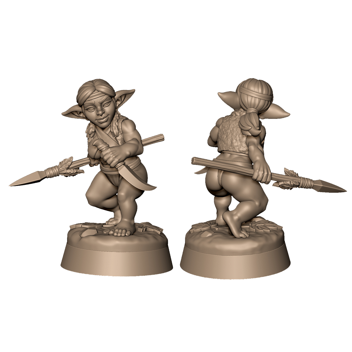 Goblin Huntress by Menagerie Miniature