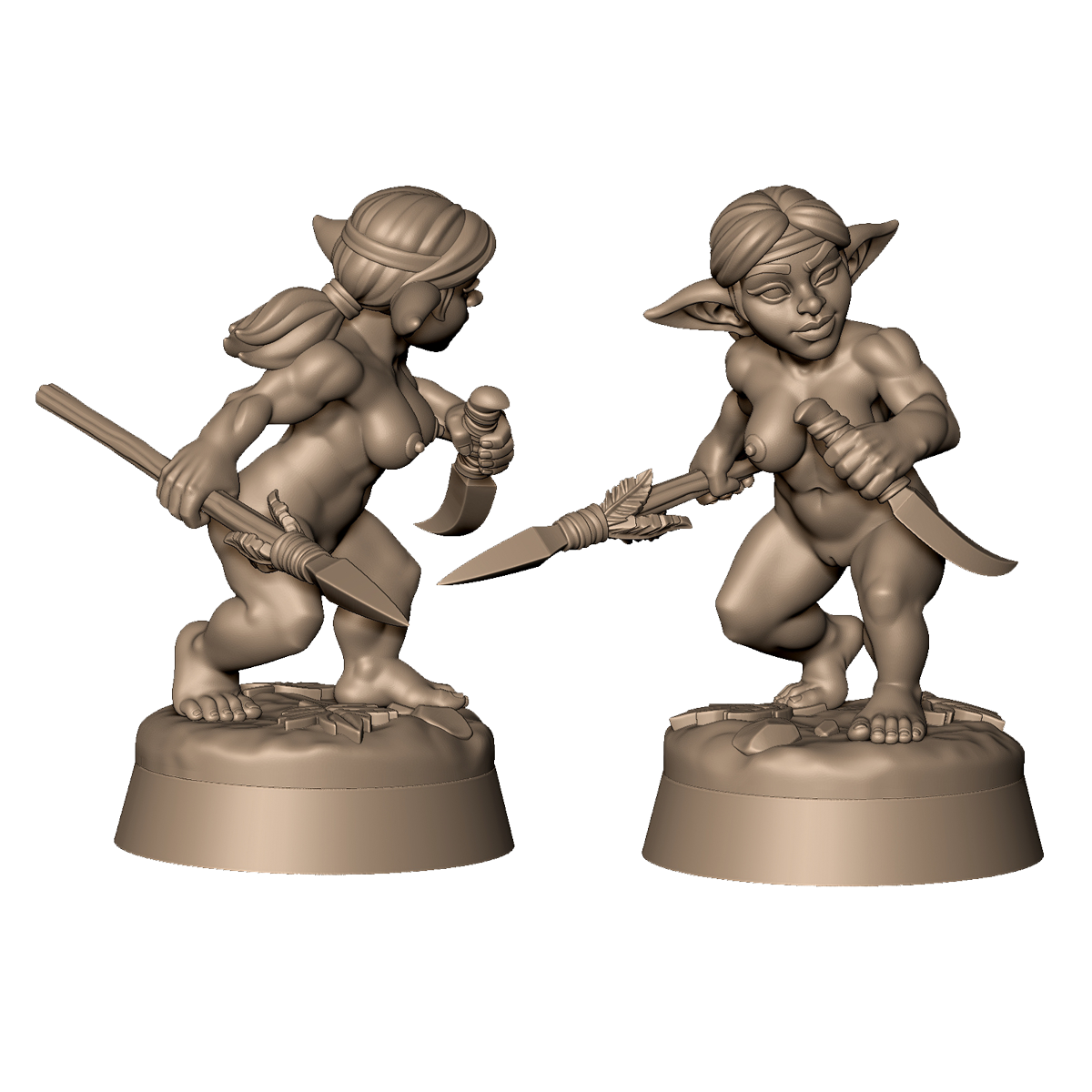 Goblin Huntress by Menagerie Miniature