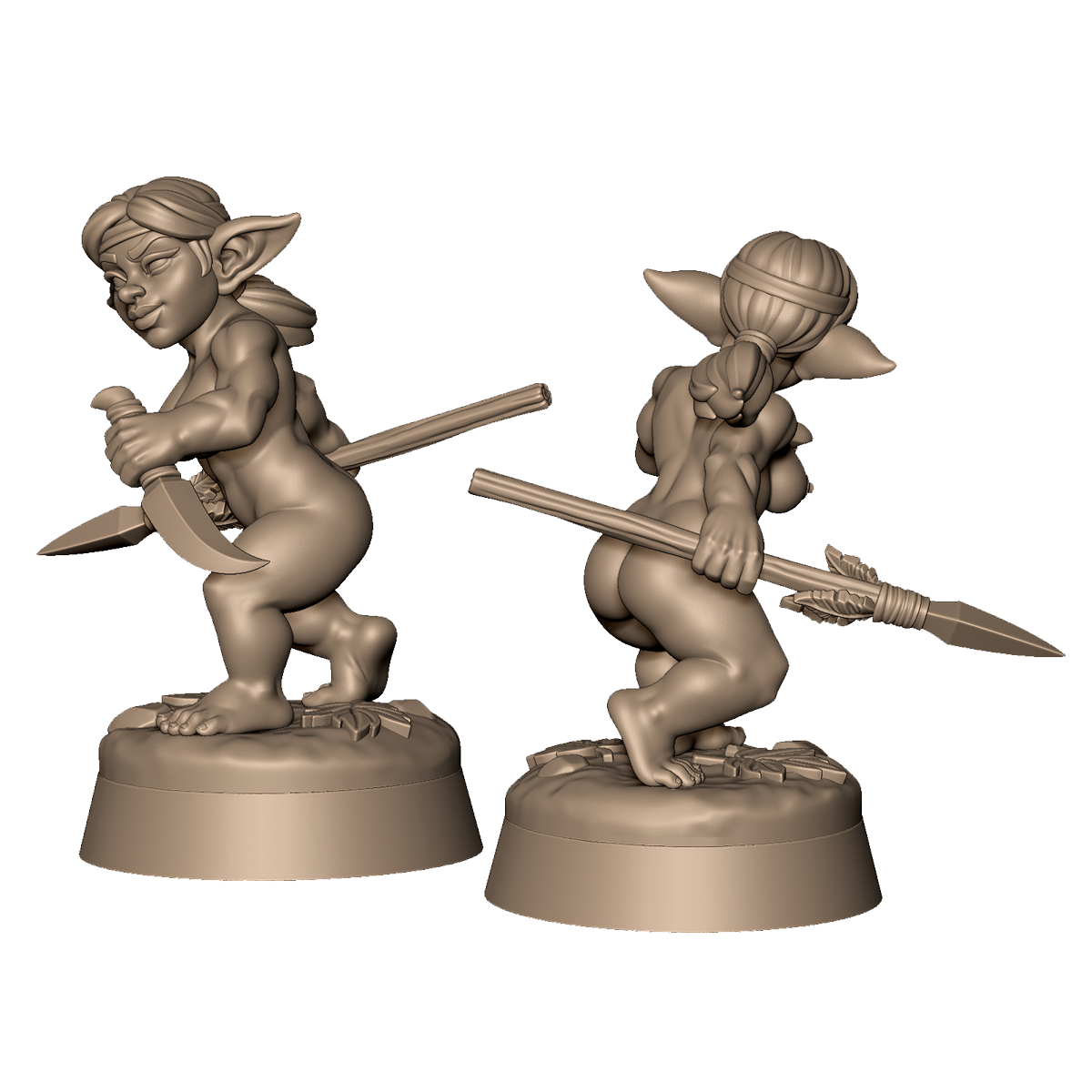 Goblin Huntress by Menagerie Miniature