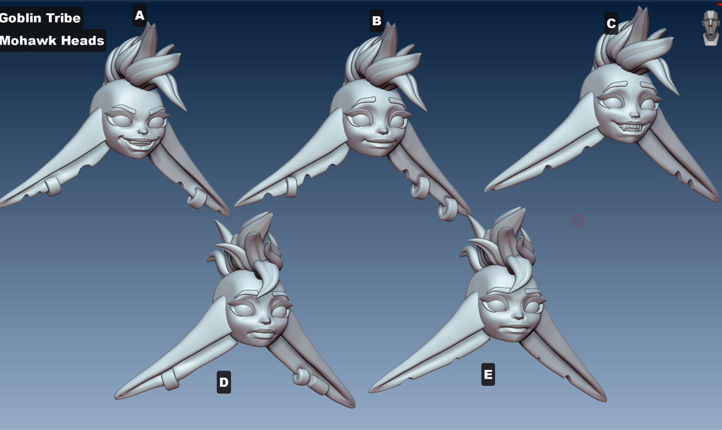 Goblin Tribe – 10 Goblin unit by Gaz Minis.