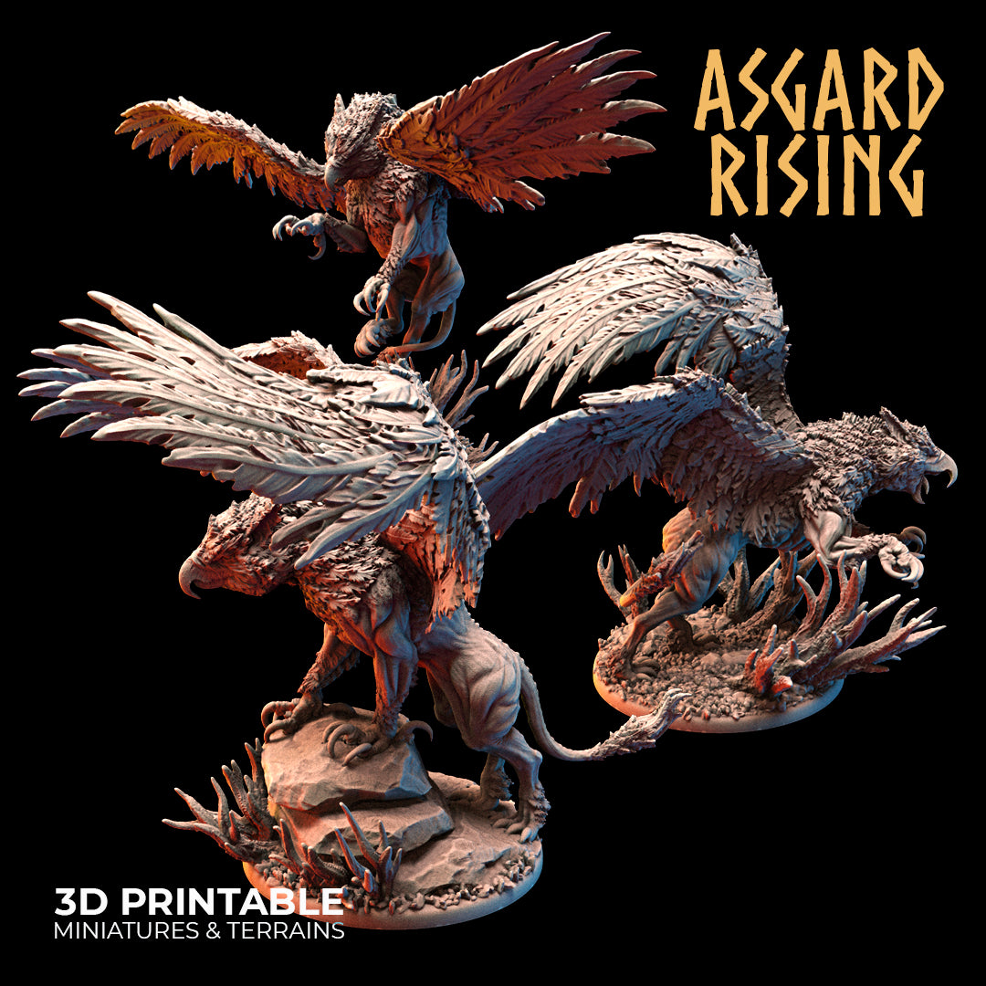 Griffons by Asgard Rising