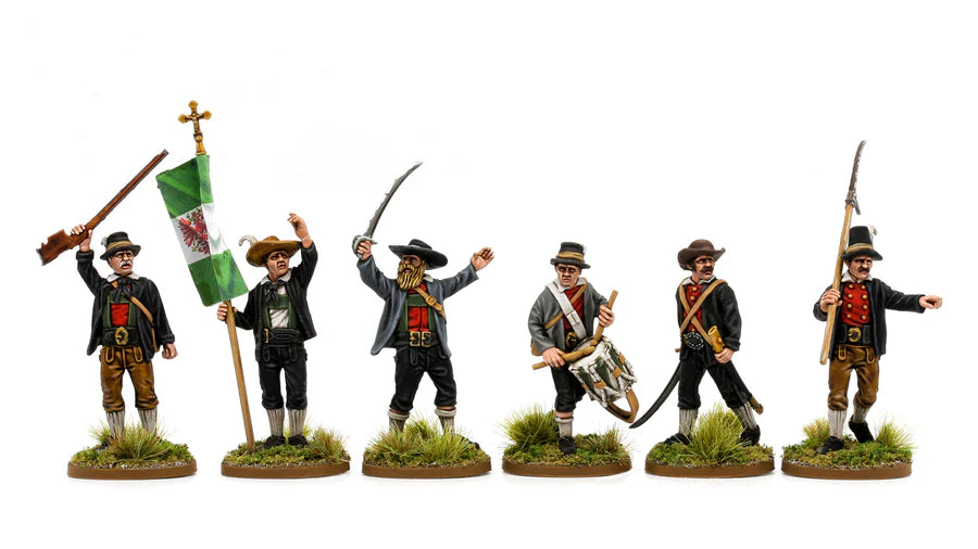 Tyrol Captains/Command figures by Piano Wargames