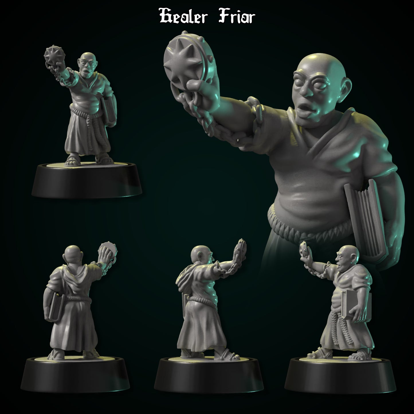 Healer Friar by DDF Miniatures and Models