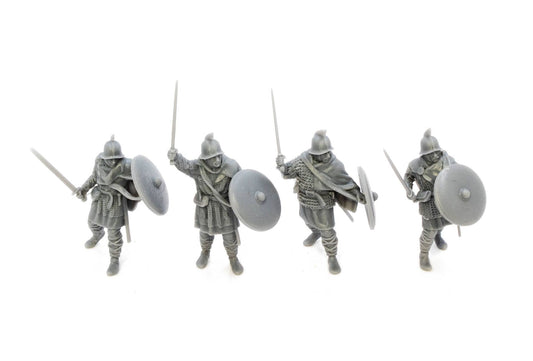 Carolingian Frankish Armored Knights on Foot