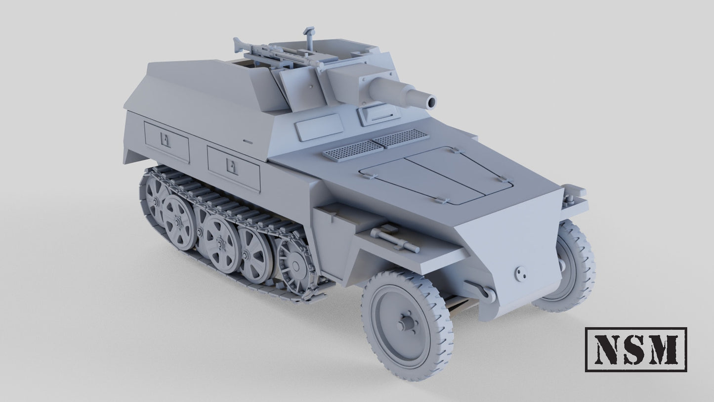 Sd.Kfz 250/8 Neu Halftrack by Night Sky Miniatures