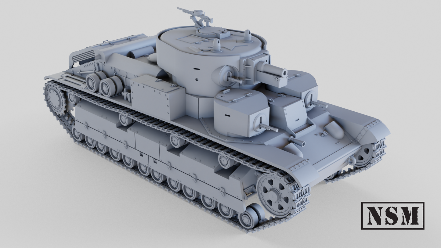 Finnish Up-Armored T-28 by Night Sky Miniatures.