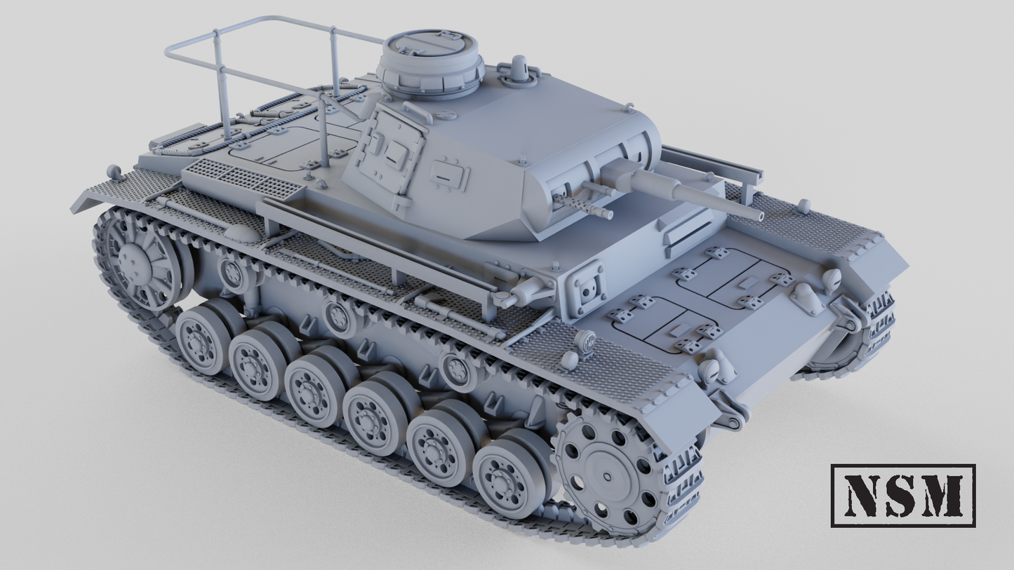 Panzerbefehlswagen III E by Night Sky Miniatures