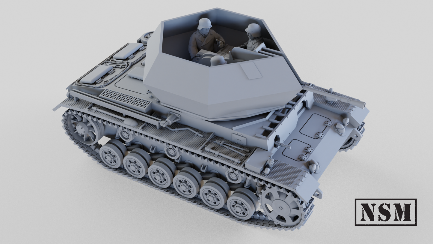 Flakpanzer III by Night Sky Miniatures