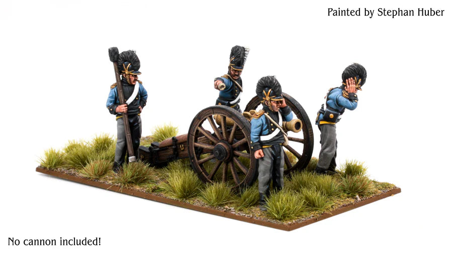 Württemberg Horse Artillery Firing (Crew only) by Piano Wargames