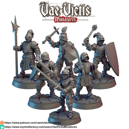 Human Knights Unit by Vae Victis Miniatures