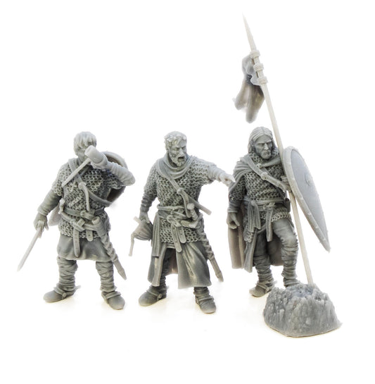 Dismounted knights command