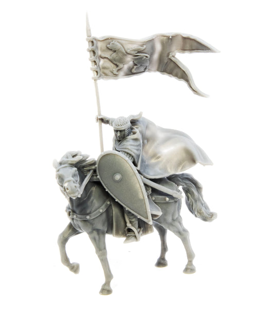 11th Century Spanish Standard bearer with standard of León