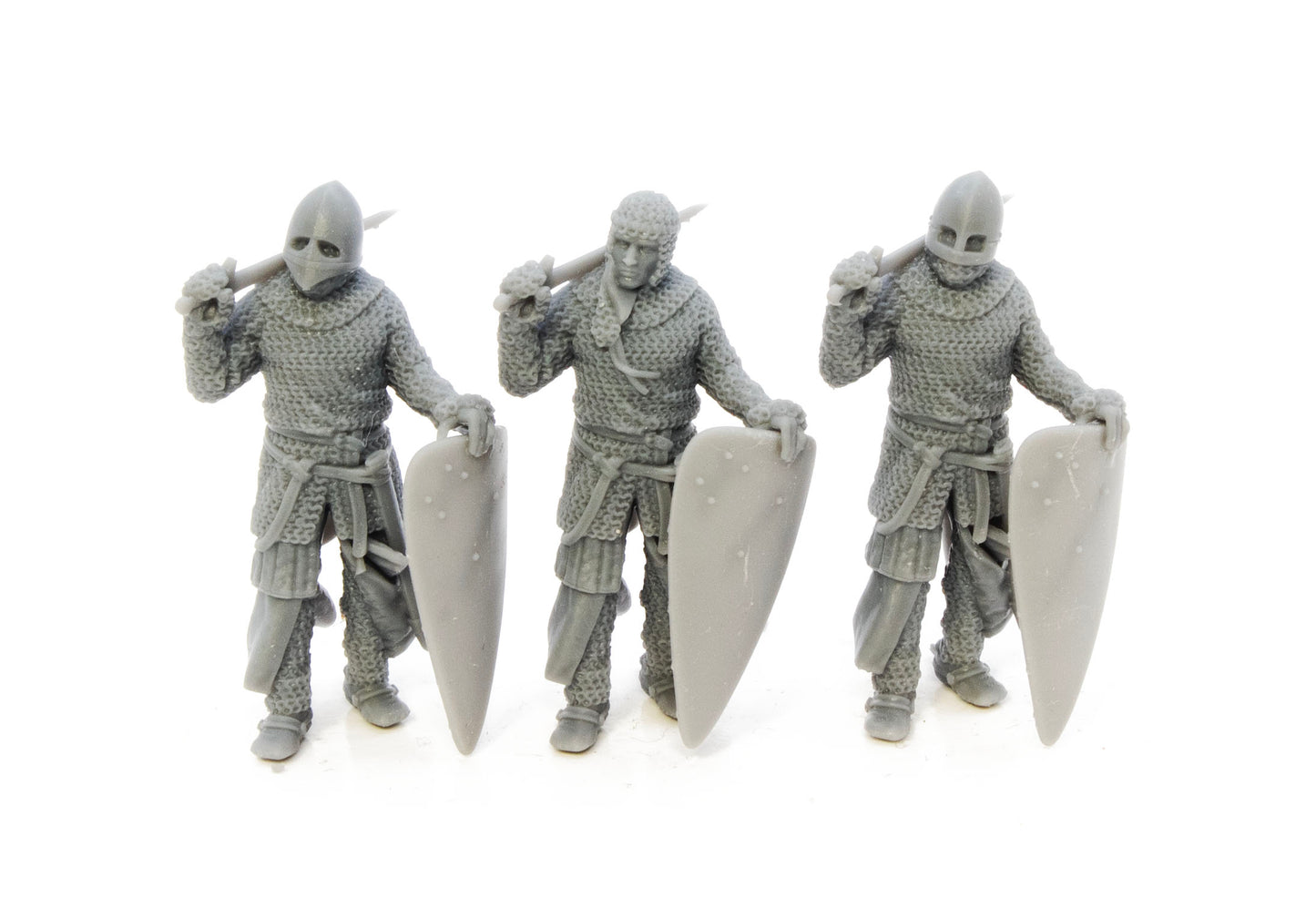 Dismounted knights set