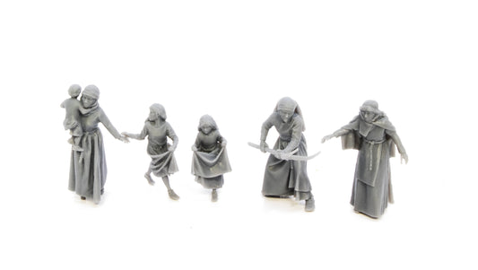 Fleeing Villagers set B