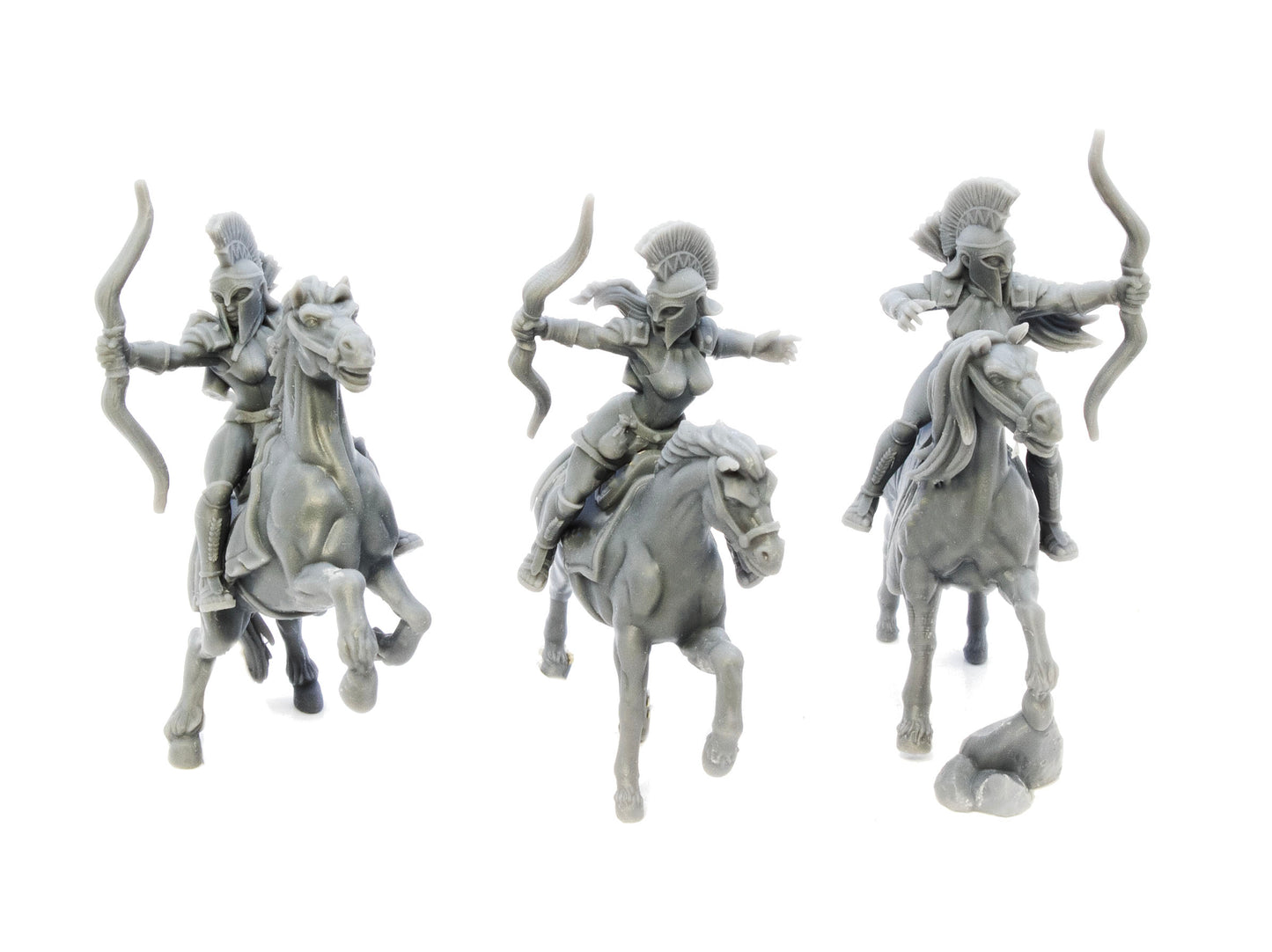 Spartan Cavalry with helmets and bows
