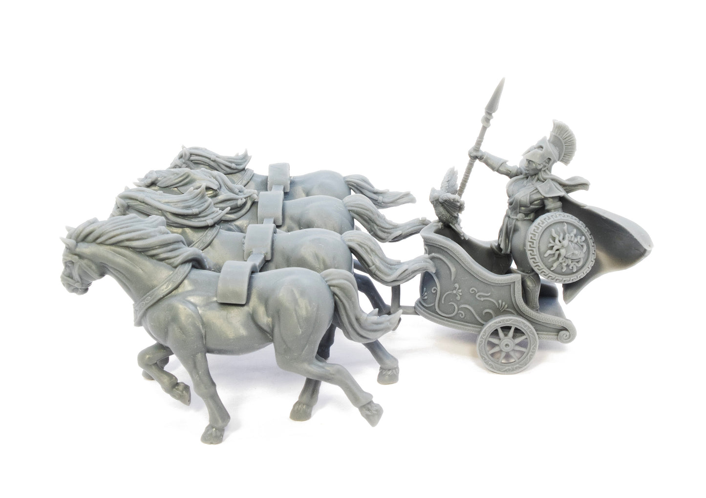 Athena Chariot - open helmet Spartan Warriors