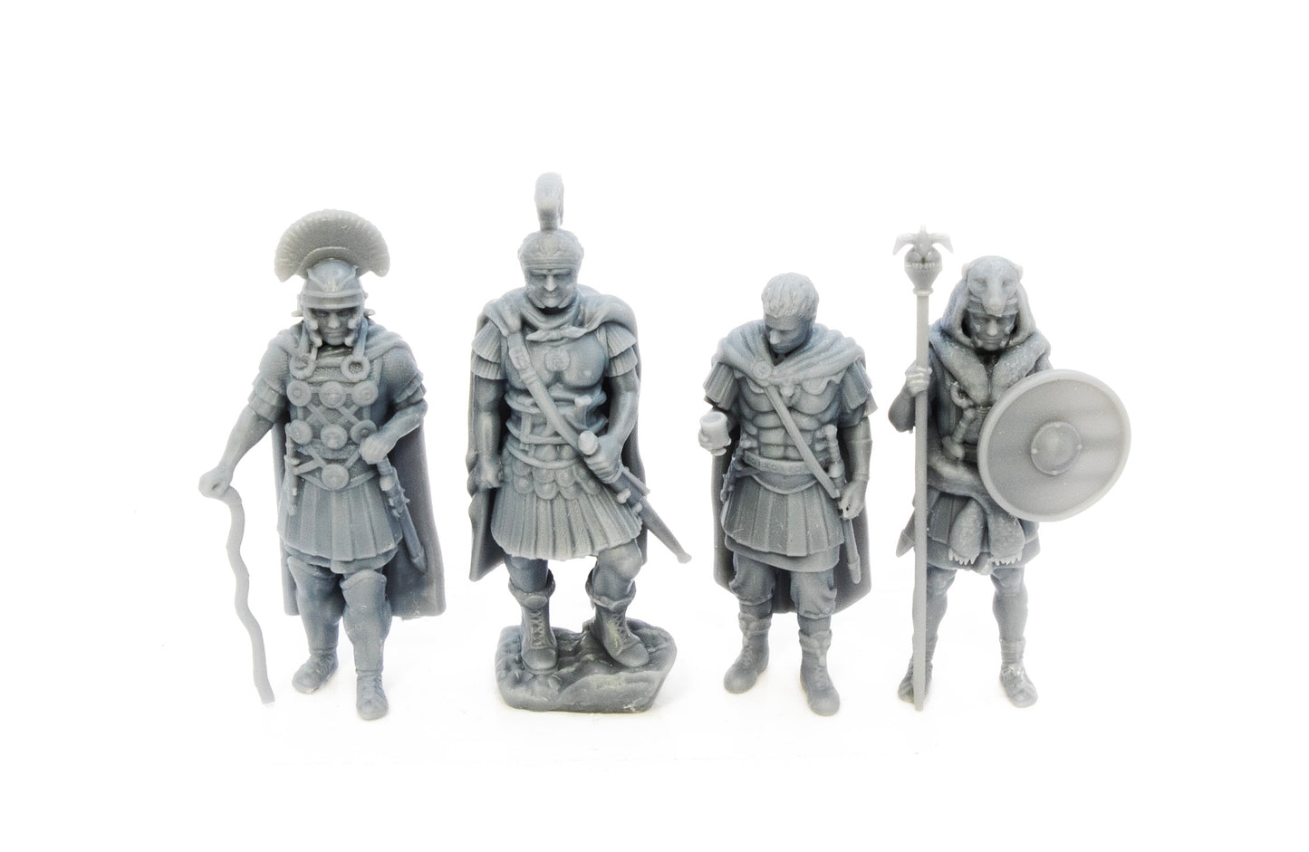 Vespasian with helmet and his command