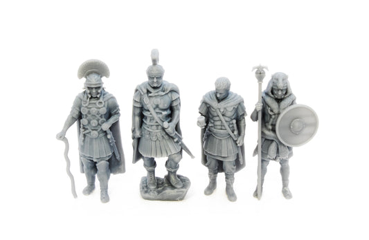 Vespasian with helmet  and his command