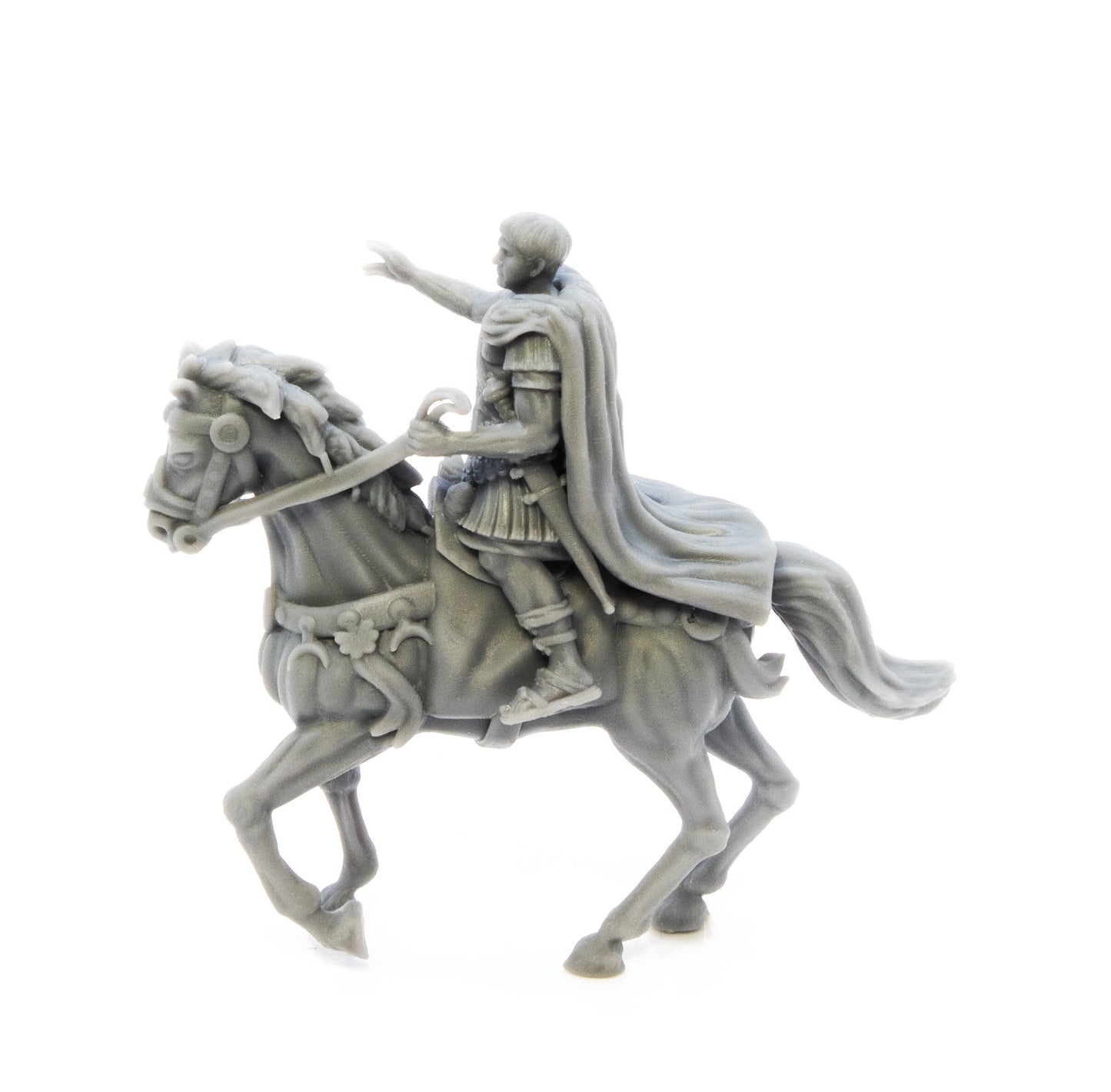 Emperor Trajan without helmet.