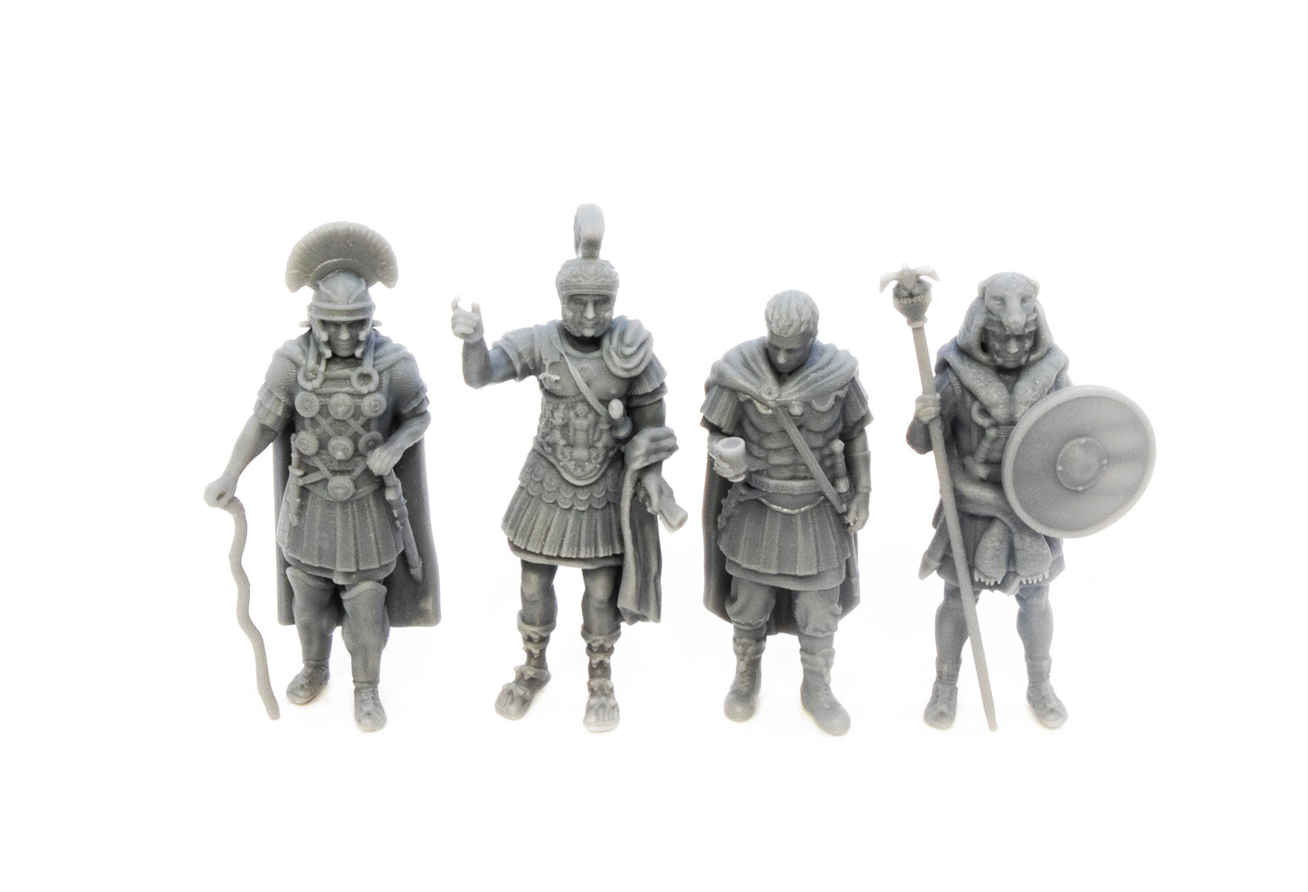 Trajan with helmet and his command