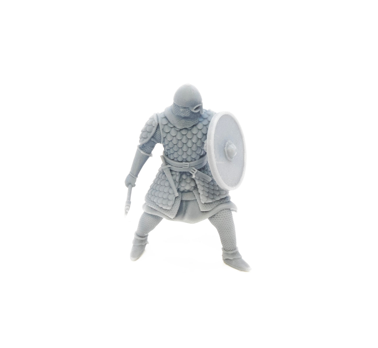 Medieval warrior from Kyiv with axe
