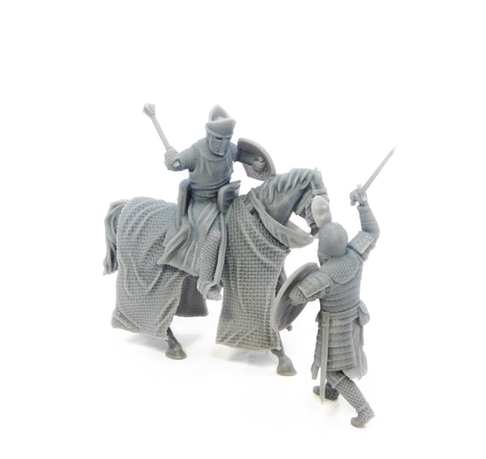 Battle Lake Peipus 1242 - Bishop of Dorpat vs Rus noble warrior.