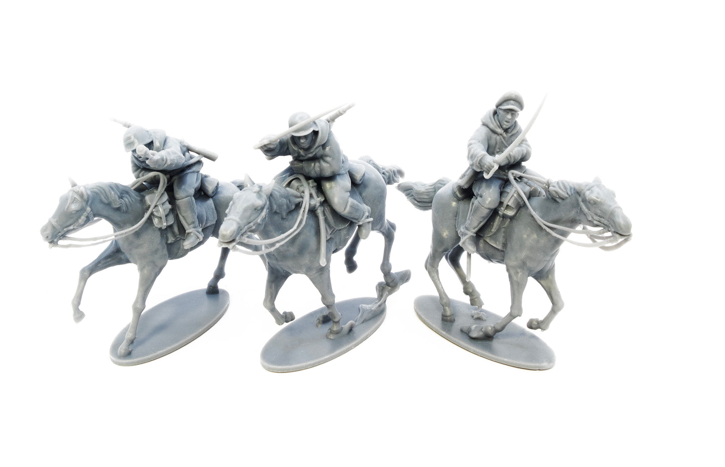 Late War German Cavalry Charging by Just Some Miniatures.