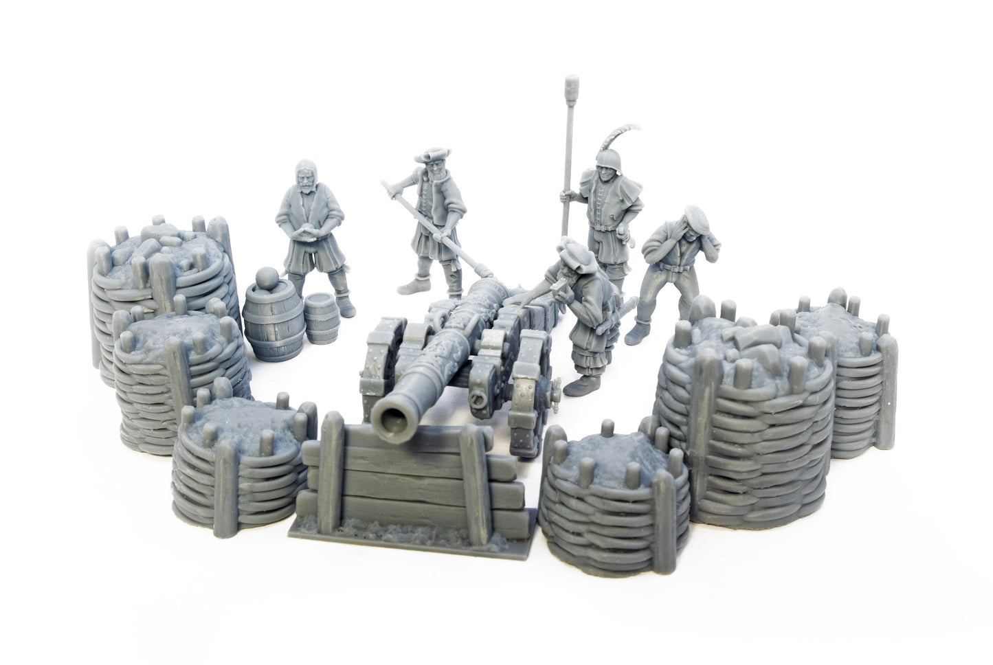 Sunland Artillery Mixed Battery by Highlands Miniatures.