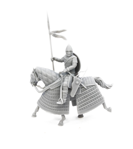 Medieval Mongol warrior with lance (December set).