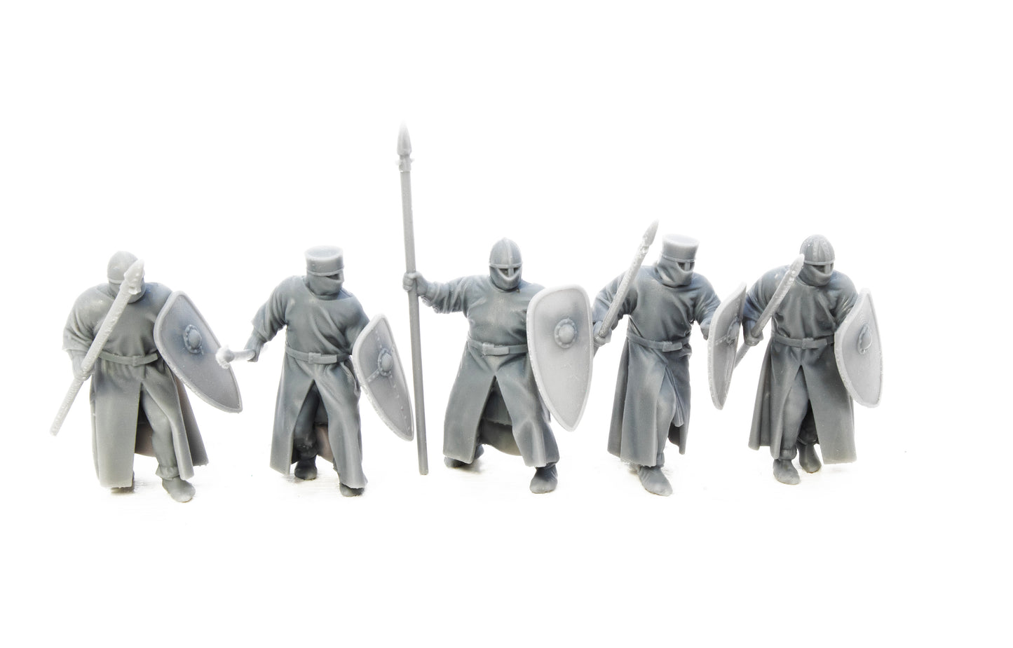 13th century Teutonic Sergeants on foot by Black Knight Miniatures
