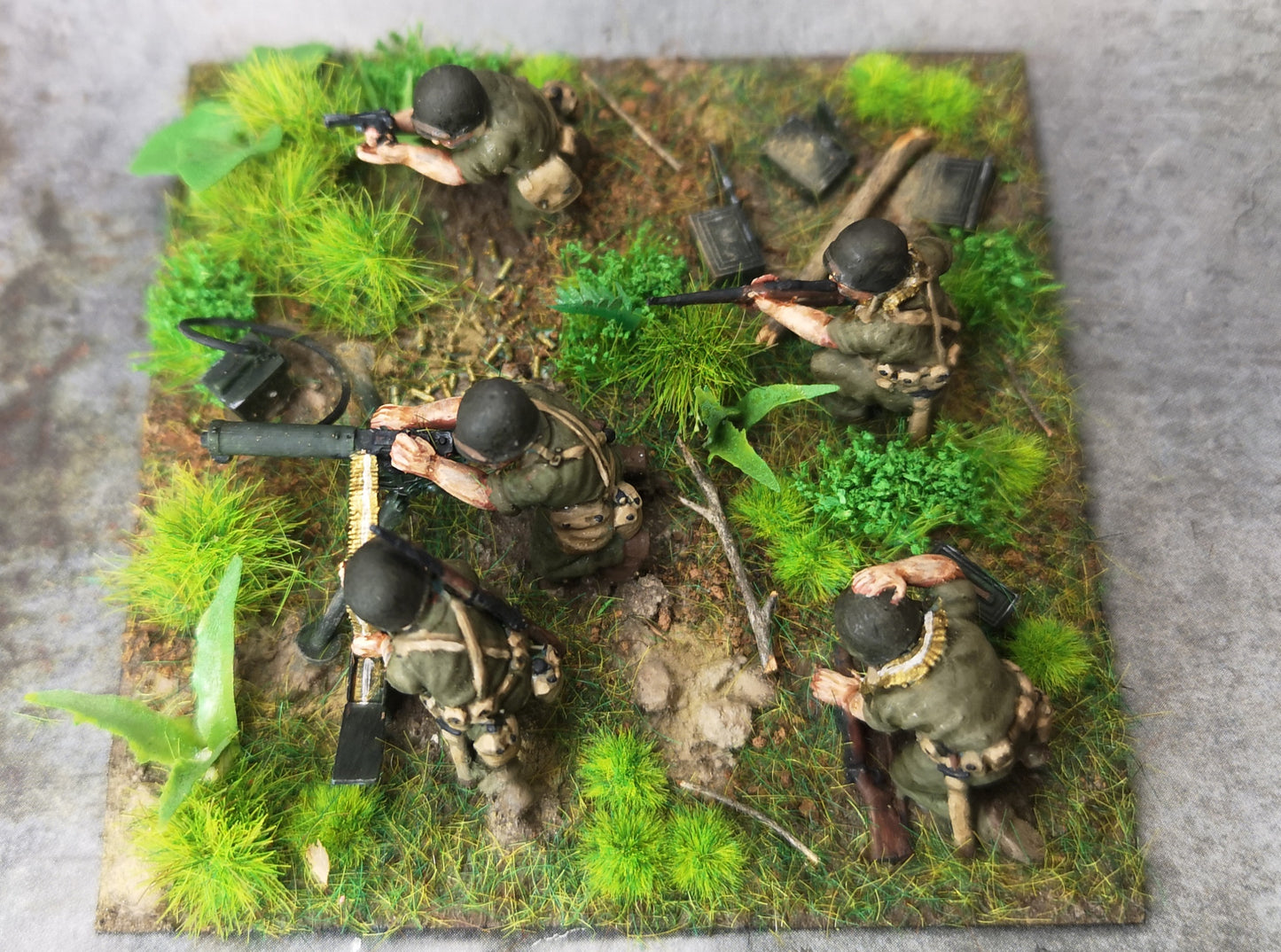 USMC M1917 Browning Machine Gun & Crew.