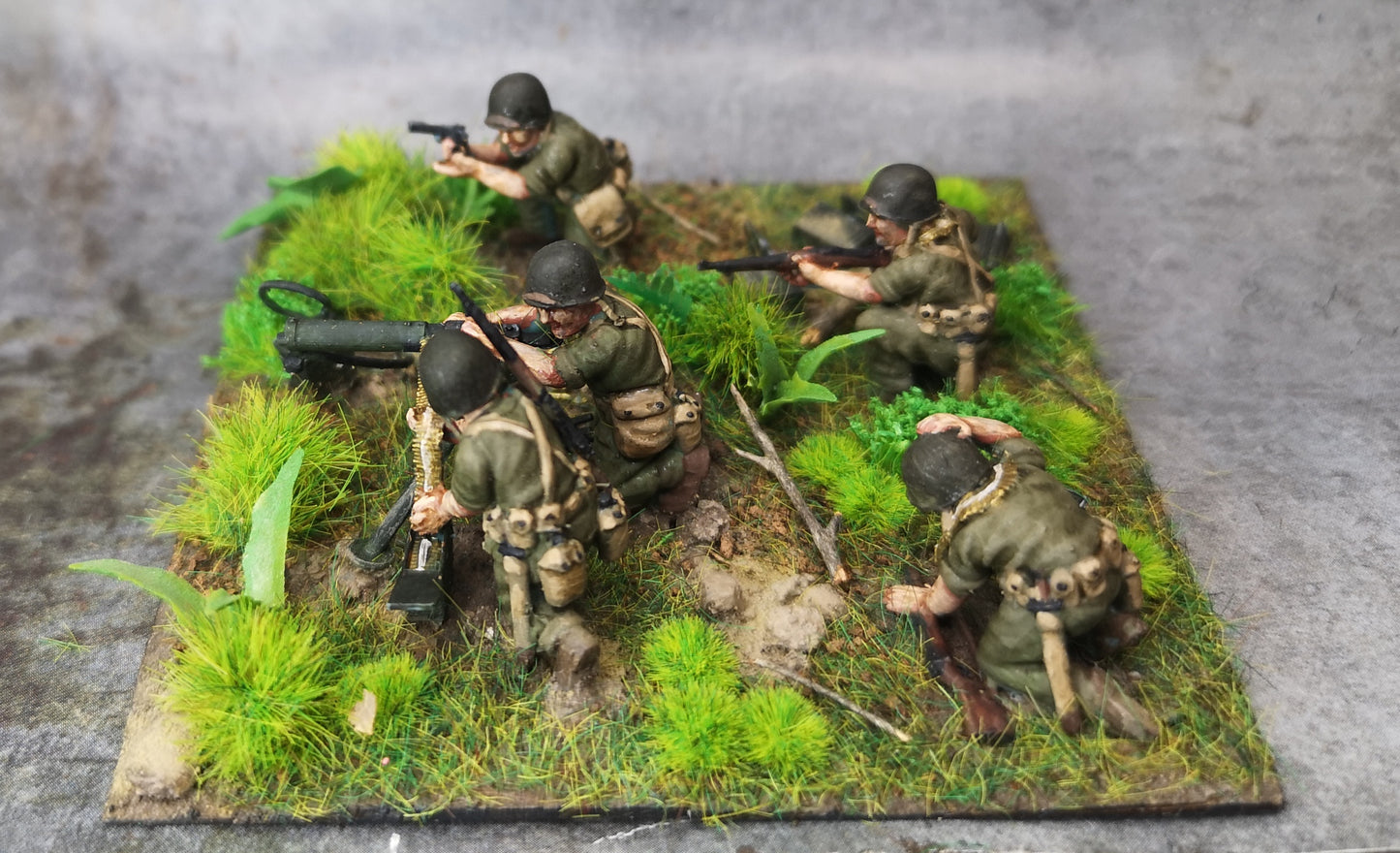 USMC M1917 Browning Machine Gun & Crew.