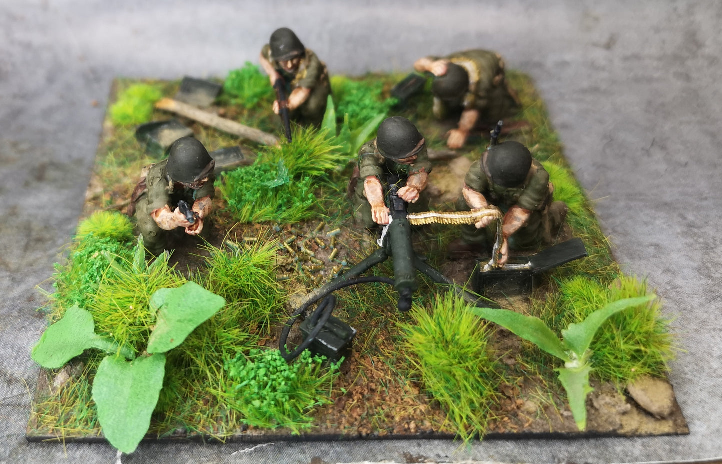 USMC M1917 Browning Machine Gun & Crew.