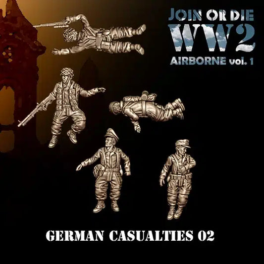 German Fallschirmjager Casualties 02 by 3D Breed Miniatures